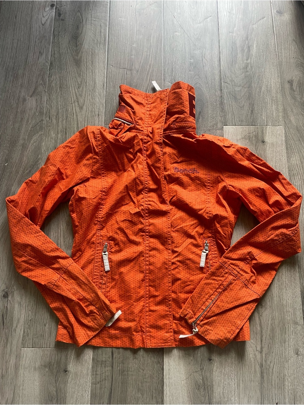 Bench Orange Hooded Utility Jacket